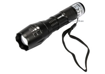 VOREL Ліхтар CREE XP-E світлодіодний ; 5 Вт, 3 режими,280lm, живлення-3ААА батар, Ø= 40мм l=135мм | 