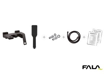 FALA Змішувач душовий для ванної "NOIR 1" з кульовим регулятором, латунний корпус  | 75882