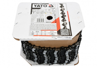 YATO Ланцюг на котушці 1632 ланки для бензопил YT-84930, -84931, -84935 + 30 запасних ланок і зубців