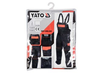 YATO Напівкомбінезон робочий YATO, розмір L/XL; 65%- поліестер, 35%- бавовна  | YT-80915