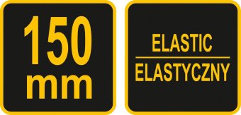 VOREL Шпатель гладильний до силіконів і ущільнювачів , 150 мм, еластичний  | 04360