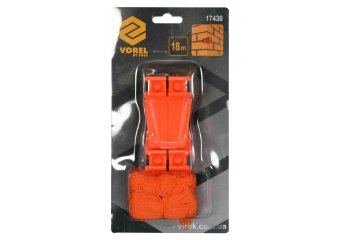 VOREL Тримачі кутові мулярські з трасовочним шнуром l= 18 м, 2 шт  | 17430