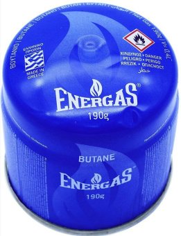 VIROK Балон газовий 1-разовий ENERGAS пробивний. 190g/330ml. type 200 BUTAN (E417)  | ENE190