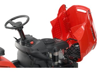 Трактор-газонокосарка бензиновий YATO 10 кВт, шир/вис покосу 1070/35-75 мм, збірник- 220 л