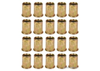 YATO Нітогайка сталева YATO; М8, l= 18 мм, 20 шт.  | YT-36474