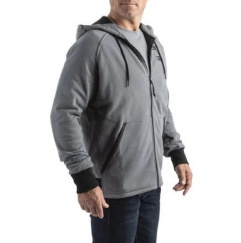 MILWAUKEE Толстовка з підігрівом, M12 HHGREY4-0(XXL), сіра (розмір XXL) | 4932480070