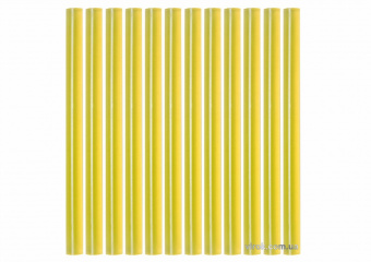 YATO Стержні клейові YATO жовті : Ø=7,2 мм, L=100 мм, уп. 12 шт.  | YT-82445