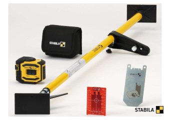 Нівелір лазерний STABILA Type LAX 300 з приладдям +-0.3мм/м + телескопічний штатив LT 30 (20-365 см)