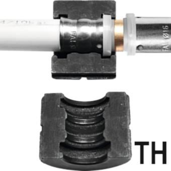 Прес-кліщі гідравл для труб PEX-AL і PERT YATO; l= 38см, з матриц U/TH 16/20/25/32 мм сила- 10т, 9ел