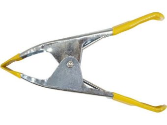 Струбцини "прищіпка" VOREL l= 150 мм, розвід губ- 50 мм глибина- 25 мм зі сталі, 2 шт. [24/48]