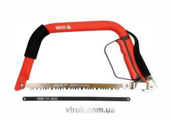 YATO Пила лучкова YATO : по дереву/ металу, L= 300 мм + 2 полотна  | YT-3200