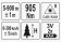 YATO Дальномір лазерний YATO: діап.вимір. довж/вис/кут/швид.-5-900 м/60°/0-300 км/год, похибка ±1м/ 