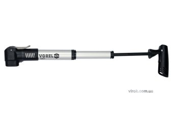 VOREL Насос ручний телескопічний, для велосипеда, в алюмінієвому корпусі  | 82031