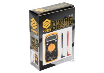 VOREL Мультиметр для вимірювання електричних параметрів : цифровий з LCD-дисплеєм  | 81773