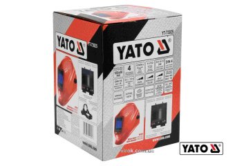 YATO Маска зварювальника YATO з автозатемнювальним світлофільтром, 100 х 50 мм  | YT-73925