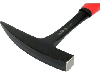 Молоток геологічний з гострою пікою YATO m= 1 кг, l= 345 мм, обух- 180 мм [6/18]