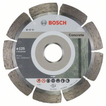 Круг алм. відр. PF Concrete 125х22 бетон (10шт.), BOSCH