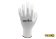 Рукавиці робочі VOREL: білі, поліестер покритий поліуретаном, розмір 9 [12/120]