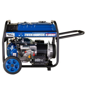 Бензиновий генератор BLUETOOLS BG8000E3 + олива (7 кВт, ~3ф, 400 В) (220-7006)