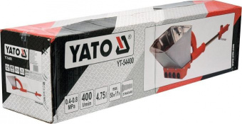 YATO Ковш пневматичний для штукатурки стін YATO: ємність- 4.5л, 4-8 бар, 400 л/хв, продукт.-50 м²/го