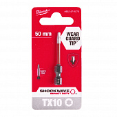 MILWAUKEE Біта SHOCKWAVE , TX10, 50мм (1шт) | 4932471570