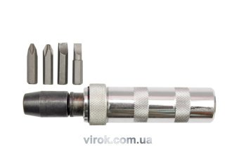 VOREL Викрутка ударна : 4 насадки  | 65120