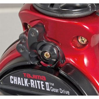 TAJIMA Шнур разметочный Chalk-Rite "Gear Drive", 5 к 1, 25 м, алюминиевый корпус, линия 1 мм