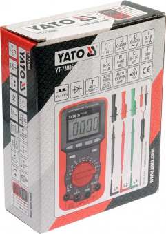 YATO Мультиметр для вимірювання електричних параметрів YATO  | YT-73086