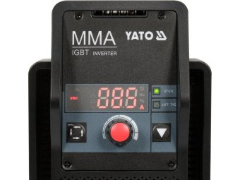 Зварювальний апарат інверт з блоком кор пот мереж 230В YATO 80А-РДЗ і 200А-АДЗ, електроди Ø= 1,6-4мм