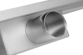 FALA Трап підлоговий лінійний з нержавіючої сталі WET-DRY; 60х 7х 2 см, сифон- 52 мм  | 71603