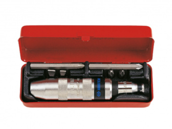 KING TONY Отвёртка ударная 1/2" 8 предметов | 4108FR