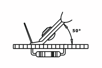 Бокорізи з пружиною NWS : кут головки 48°, L= 118 мм, до мідних/ алюмін. дротів Ø≤ 0.6 мм