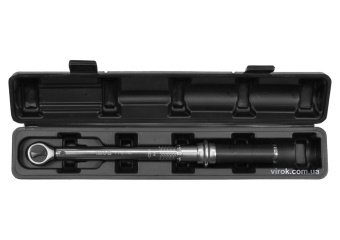 YATO Ключ динамометричний YATO : квадрат 1/2", F= 10- 60 Нм, L= 260-385 мм  | YT-07740