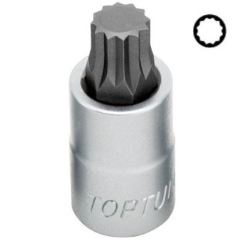 Головка торцевая SPLINE TOPTUL M6 L55мм 1/2" BCHA1606