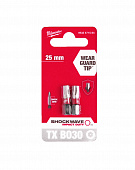 MILWAUKEE Біта SHOCKWAVE , TX BO30, 25мм, (2шт) | 4932471584