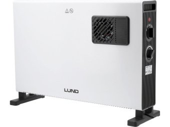 Обігрівач конвекторний LUND від ел.мережі- 230 В, 2 регулювальні режими- 1,25 і 2 кВт з вентилятором