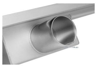 FALA Трап стіновий зливний з нержавіючої сталі "BRICK" ; 90х 4х 5 см  | 75356