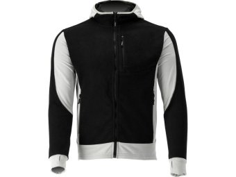 Худі флісовий з поліестеру YATO розмір L, сіро-чорний, 5 кишень [20]