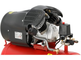 Компресор мережевий YATO 230 В, 2.2 кВт, тиск ≤ 8 Bar,  под. повітря- 392 л/хв, ресивер- 50 л [1]