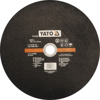 YATO Диск відрізний по металу YATO : Ø= 350 х 32 мм, h= 3.5 мм  | YT-6136
