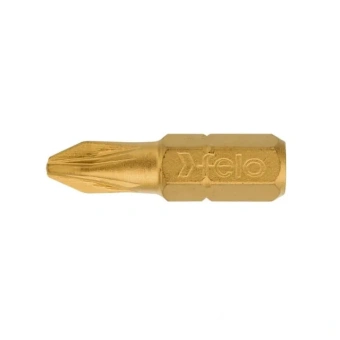 Бита FELO PZ1х25 мм TIN, 1/4, С 6,3 (2 шт.) (02101070)