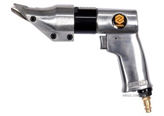 VOREL Ножиці пневматичні кутові : 1/4", 2100 різ/хв, до стал.листів h≤1.2мм, P=0.62 МПа, 184 л/хв(DW