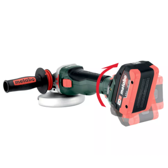 Акумуляторна кутова шліфмашина Metabo WVB 18 LTX BL 15-125 Quick (18 В, без АКБ, 125 мм) (601731850)
