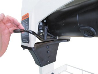 Токарний верстат по дереву JET JWL-1015 : 230 В, 0,5 (0,37)кВт; оберт. станин/опор. Ø= 250/185мм