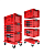 QBRICK SYSTEM Набор ящиков PRO Drawer Workshop Set 4 2.0 RED (5901238258360)