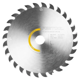 Диск пильный FESTOOL - WOOD UNIVERSAL HW 168x1,8x20 W28 (205764)