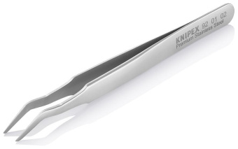 KNIPEX SMD Пинцет для прецизионных работ металл 120мм | 92 01 02