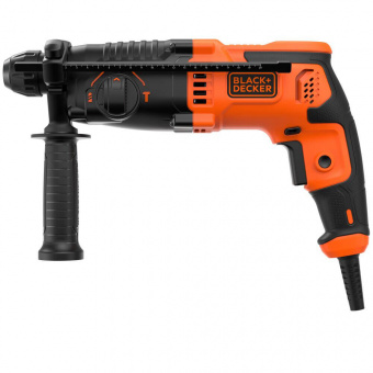 Перфоратор мережевий BLACK+DECKER, SDS-Plus, 650 Вт, 1.6 Дж, 0-5180 уд/хв