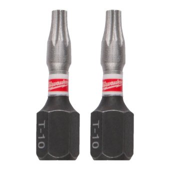 MILWAUKEE Біта SHOCKWAVE, TX10, 25мм, (25шт)