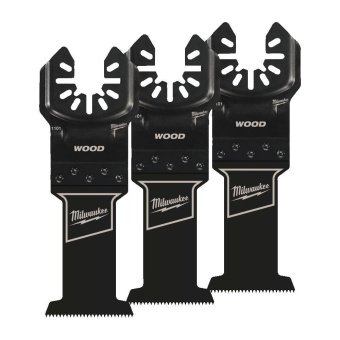 MILWAUKEE Полотно для мультітула OPEN-LOK, 35х50мм, (3шт), (деревина)